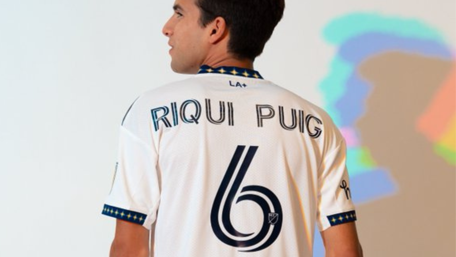 LA Galaxy 2023-25 Away Riqui Puig #6 Jersey Name Set