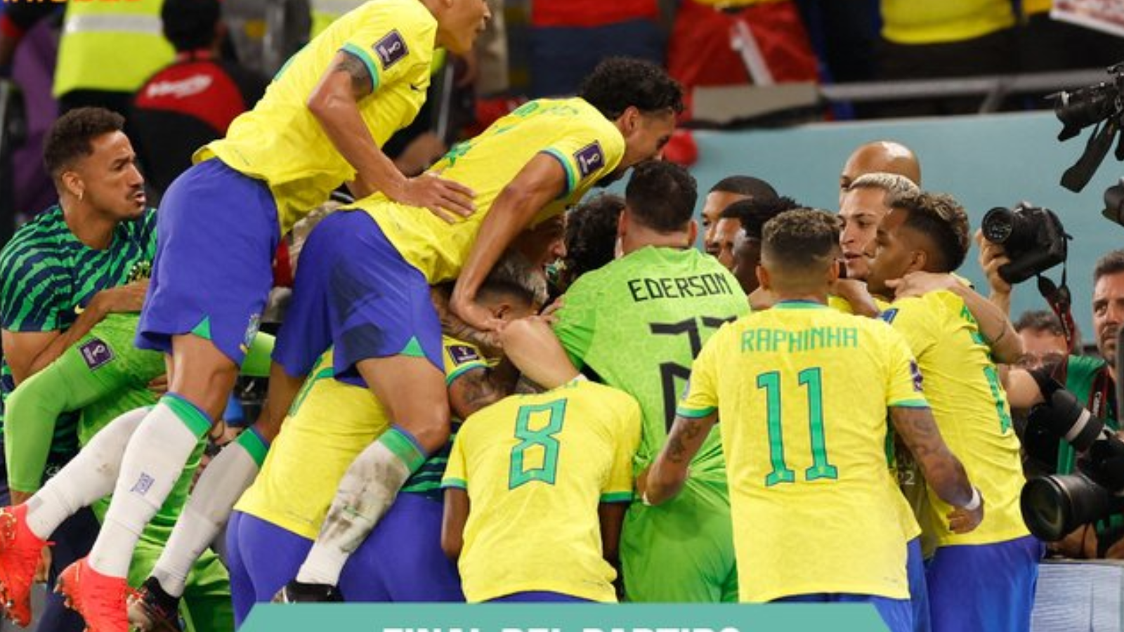 Brasil se metió a octavos del Mundial tras ganarle a Suiza. Foto: Infobae