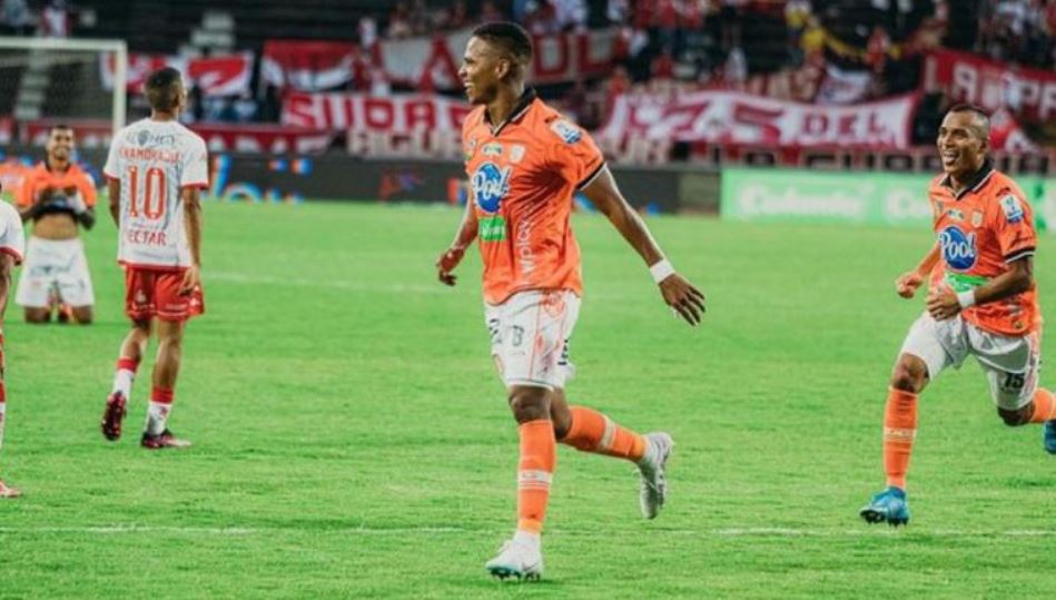 Manuel Zapata celebrando un gol con el Envigado | INSTAGRAM @jmzapata8