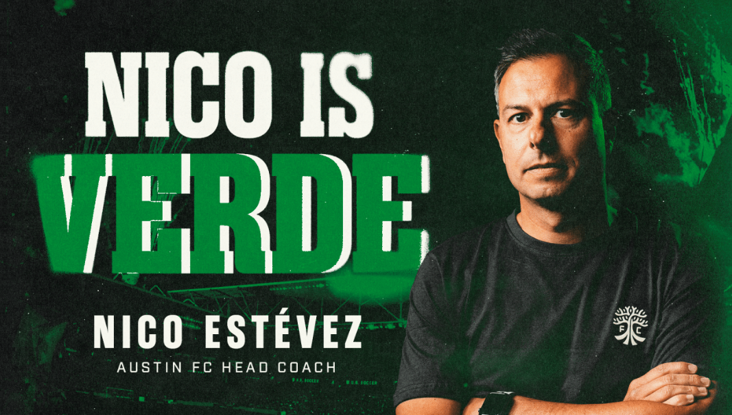 Austin FC anuncia a Nico Estévez como nuevo entrenador del club