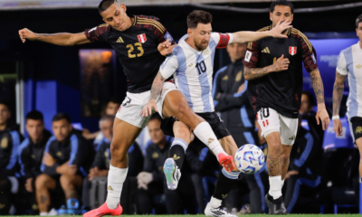 Argentina vs. Perú. (EFE)