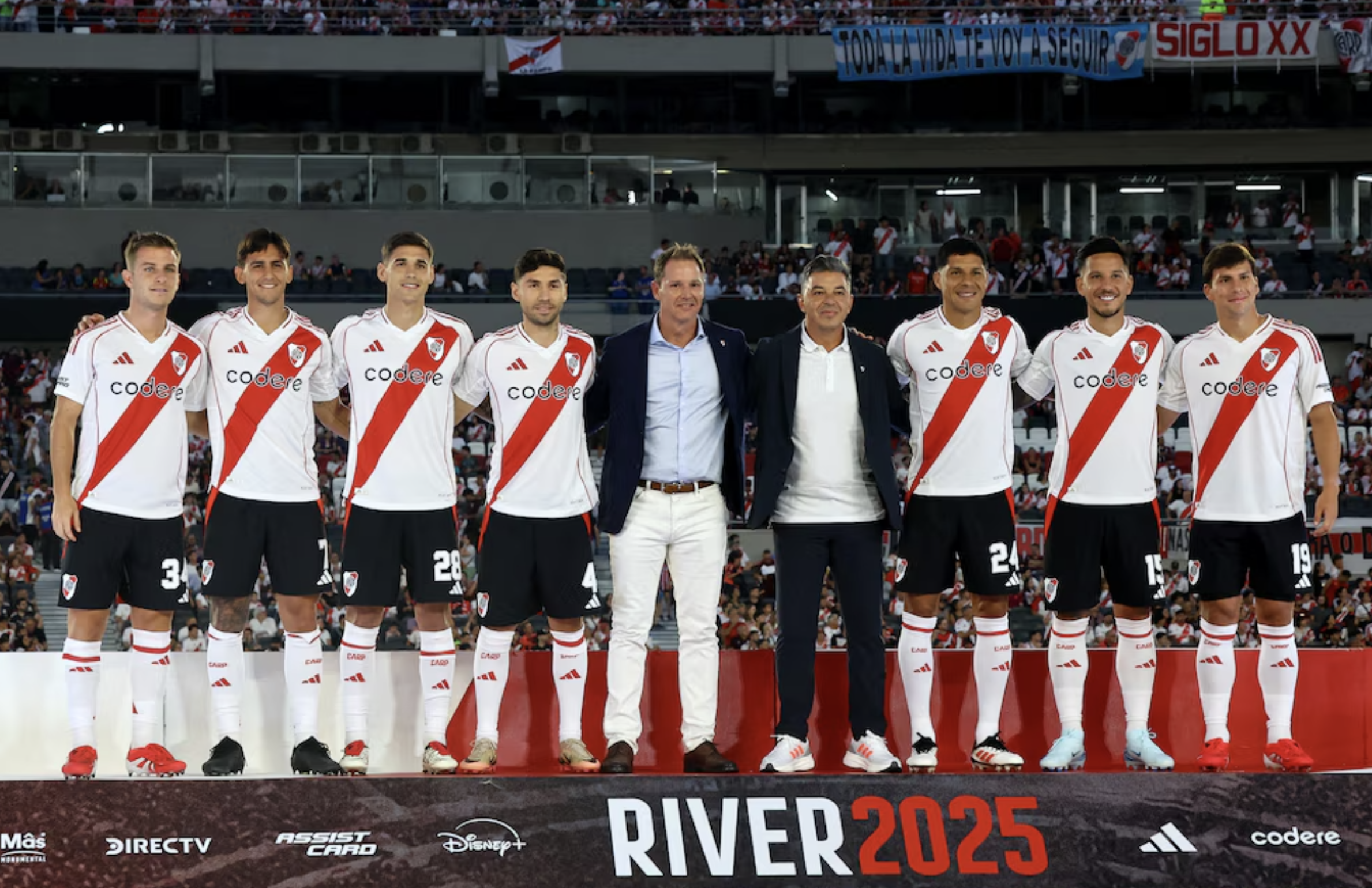 Driussi regresó a River junto a otros grandes nombres como Enzo Pérez y Gonzalo Montiel (Reuters)