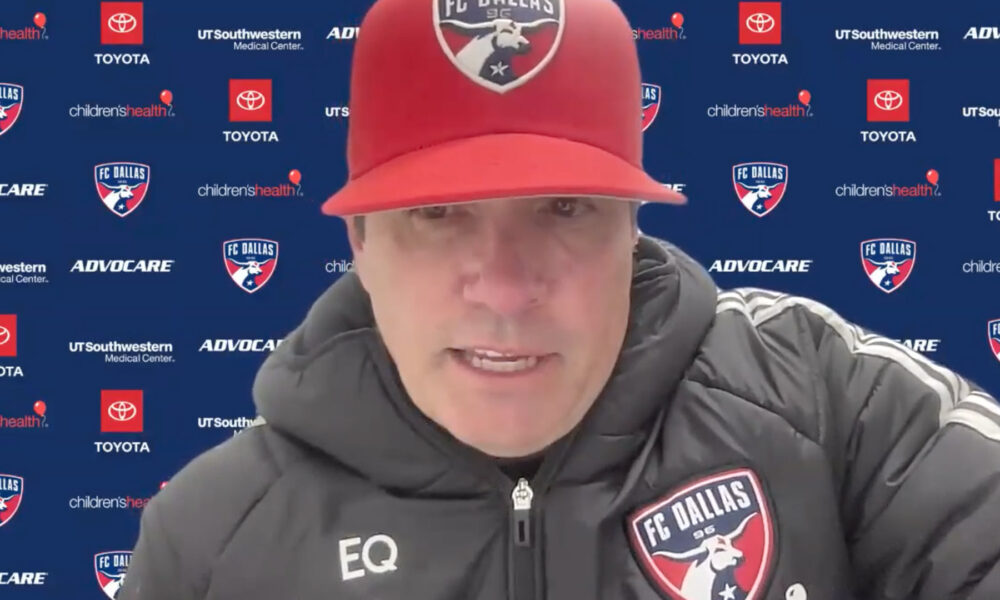 Eric Quill técnico de FC Dallas | Foto: Conferencia