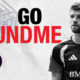 GoFundMe banner with a Vancouver Whitecaps FC player in a black jersey, plus MLS Conexión badge on the left and bold text.