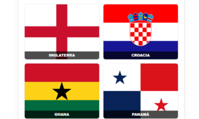 England flag: white field with a red cross (St George's Cross)